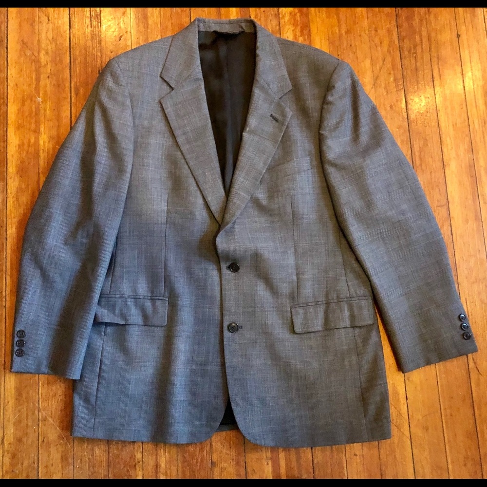 Brooks Brothers Grey Blazer Suit Jacket Coat 44R
